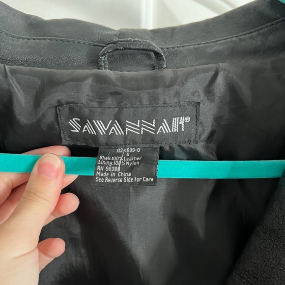 SAVANNAH LEATHER JACKET - Picture 2 of 4